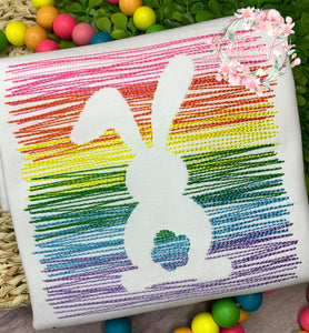 Rainbow sketch Bunny