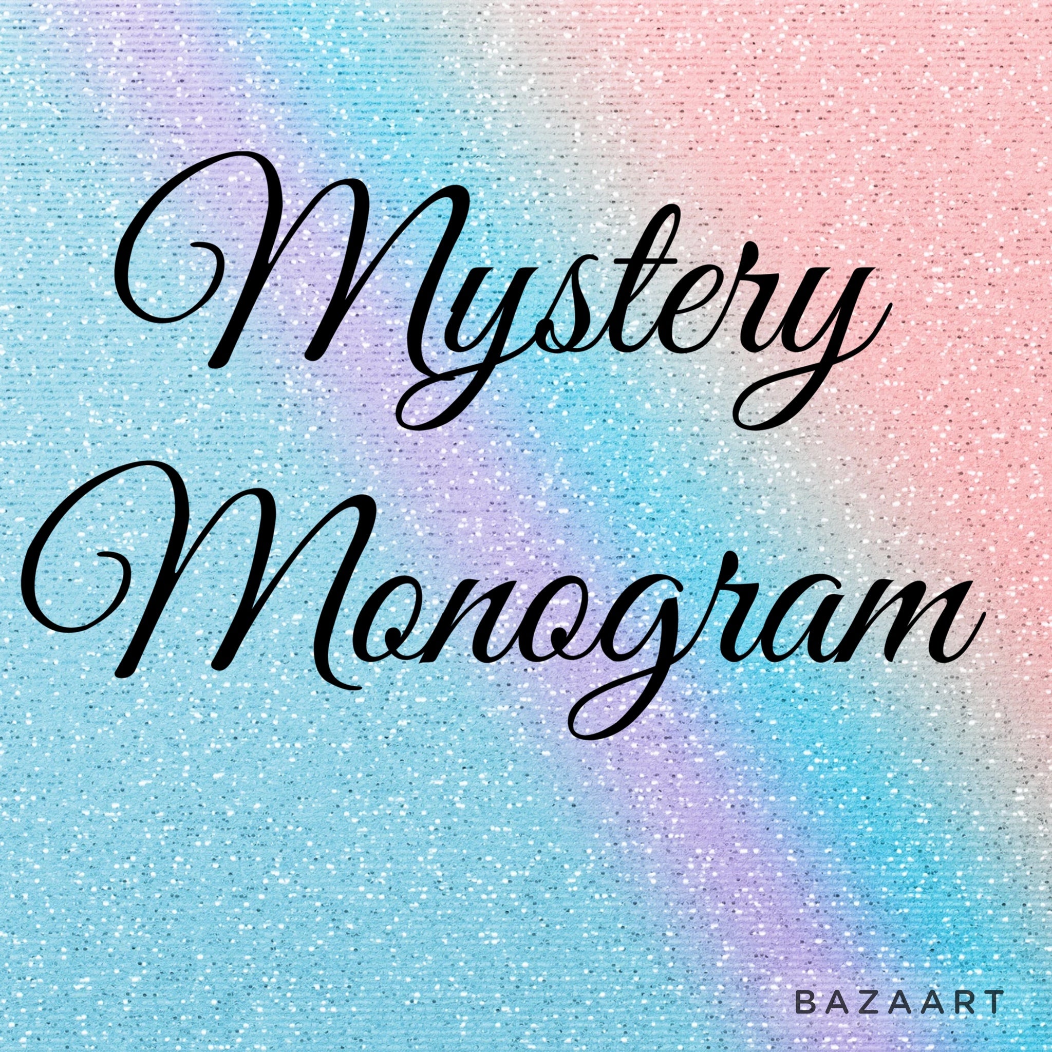 Kids Mystery Monogram