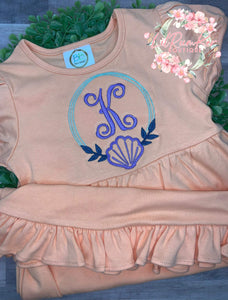 Seashell Initial Dress