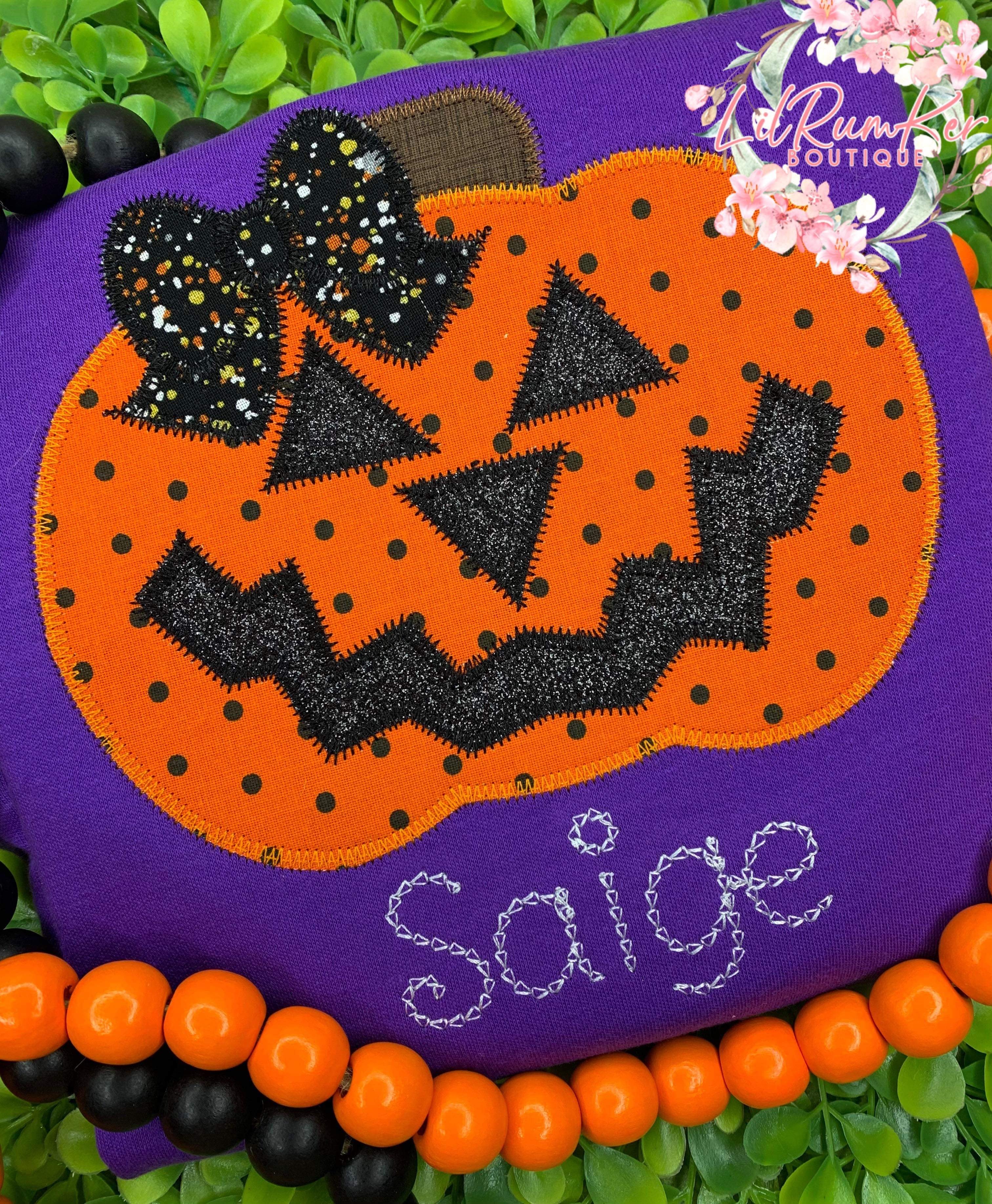 Sparkly Jack-O-Lantern