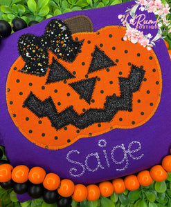 Sparkly Jack-O-Lantern
