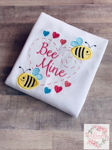 Bee Mine bumblebee valentines day shirt
