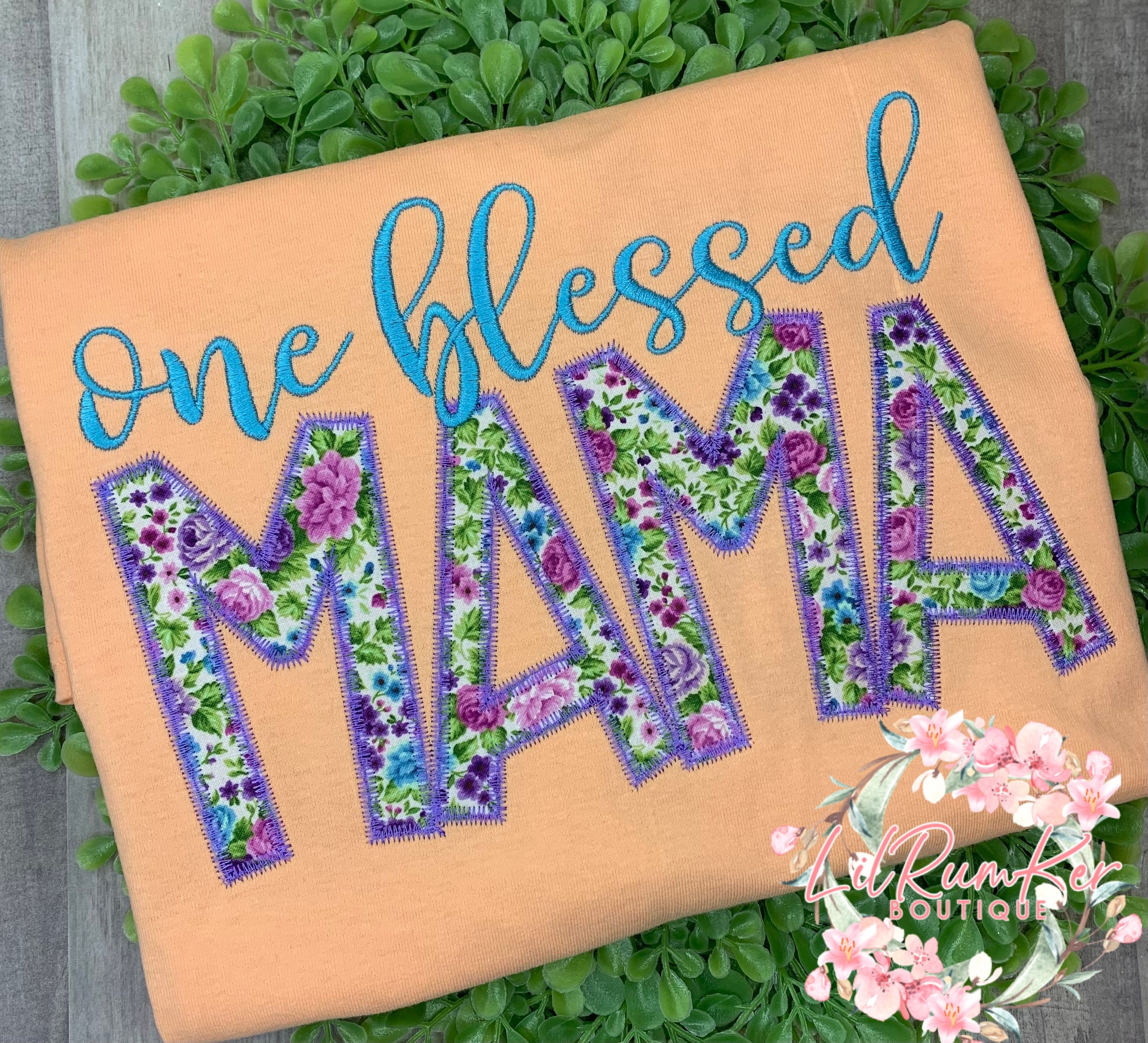 One blessed Mama Applique