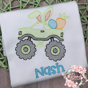 Monster truck Easter shirt