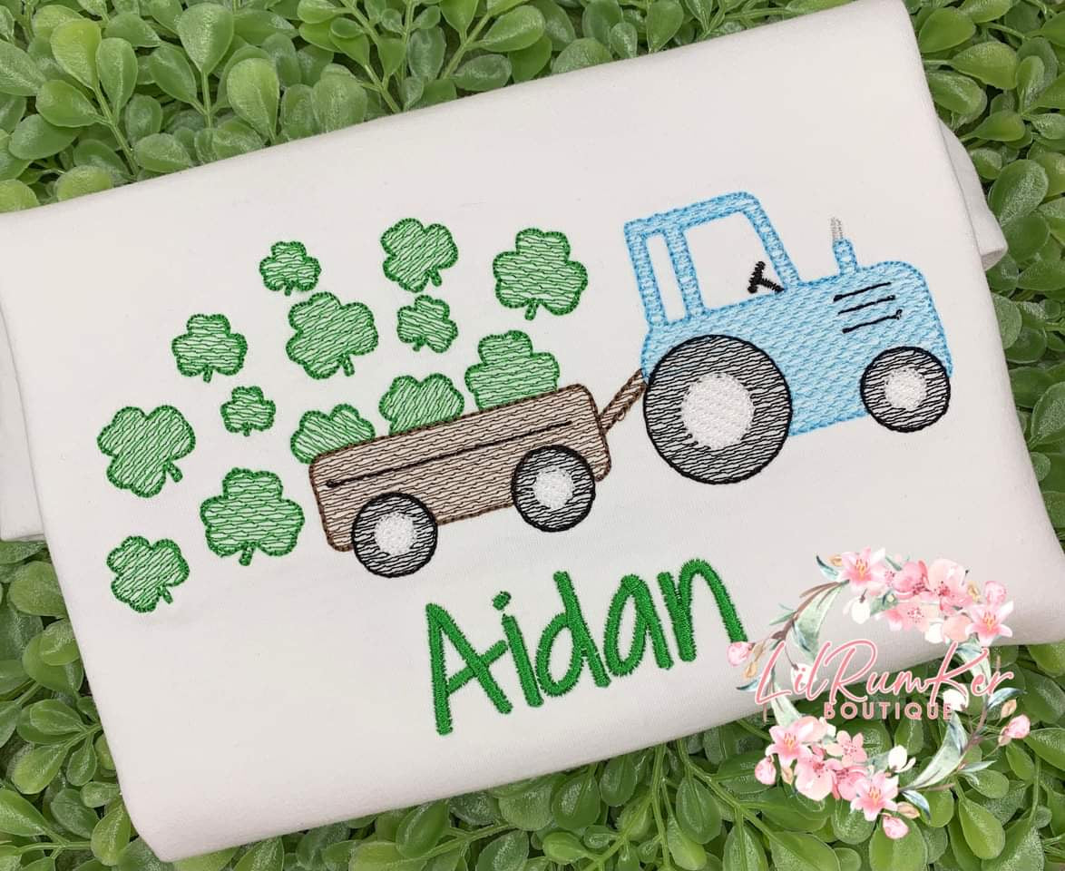 Tractor of Clovers