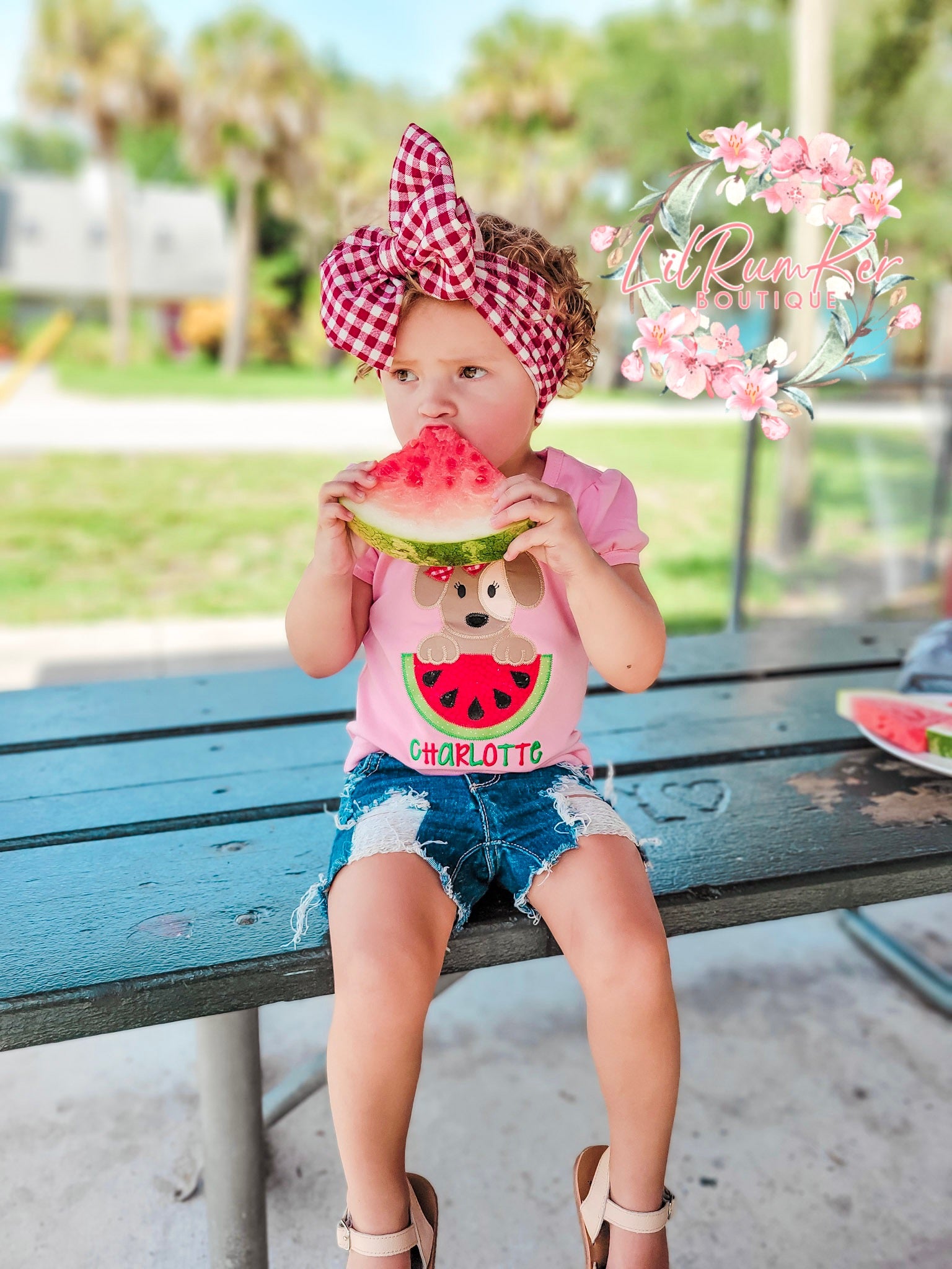 Watermelon girl pup