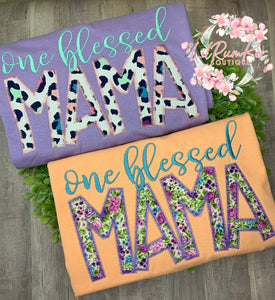 One blessed Mama Applique