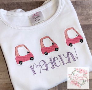 Cozy Coupe personalized shirt