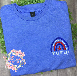 Patriotic Rainbow Mama